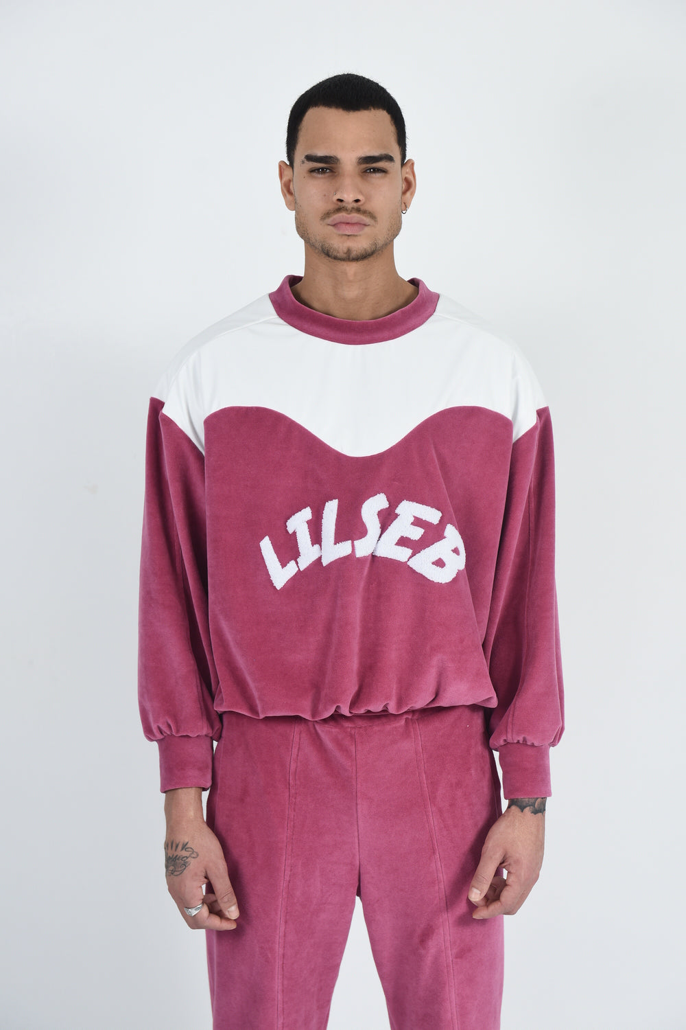 Velvet sweatshirt on sale